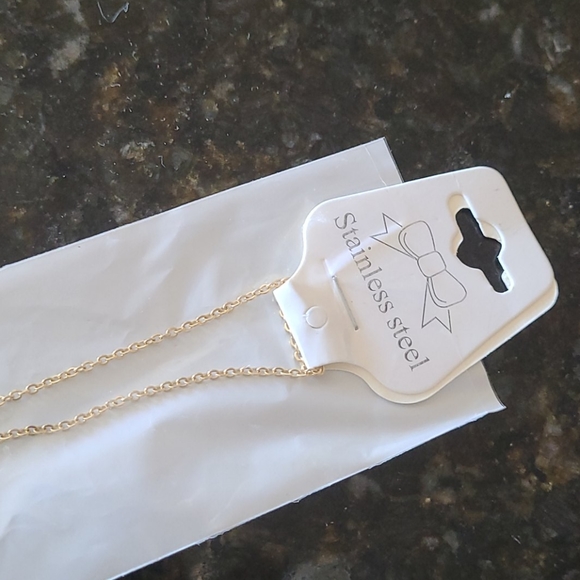 3 fpr 15 bundle Stainless Steel "D" Charm Necklace - Picture 3 of 4